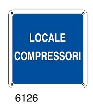 Locale compressori - C - Alluminio 230x230 mm