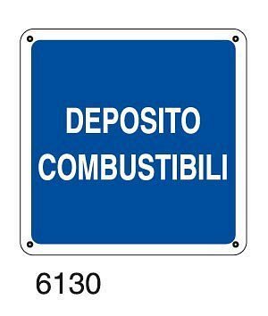 Deposito combustibili - C - PVC adesivo 230x230 mm