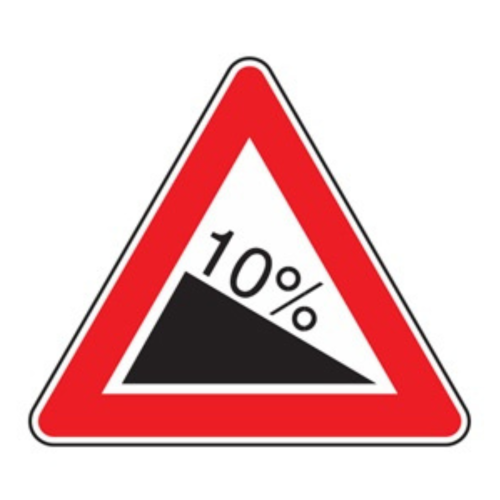 Discesa pericolosa - B - Ferro CL.2 90cm