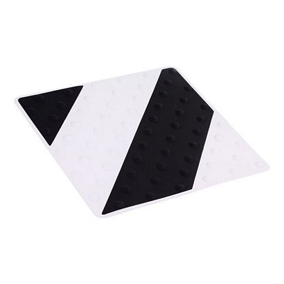 Lastra Tattile per Pavimentazione 458x420 mm per accessibilità interno/esterno - Bianco/Nera