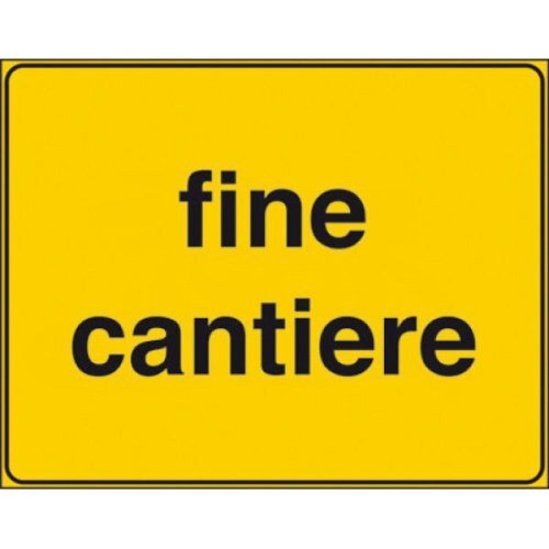 Fine area cantiere