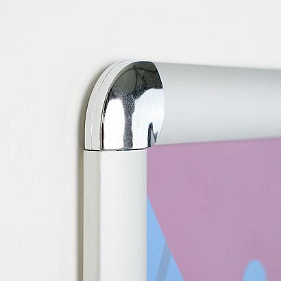 Cornici a Scatto in Alluminio - Colore Silver - Dimensioni 42x59,4 cm