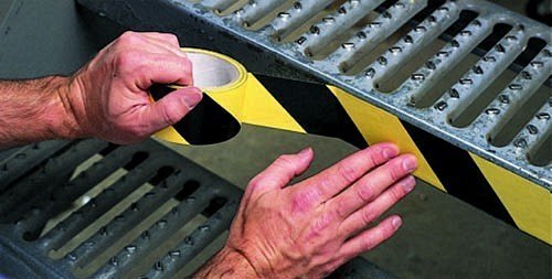 GTSE Nastro Di Marcatura Per Pavimento, 100 Mm X 33 M, Arancione – Per Piste Da Ballo E Palestre, 1 Rotolo - Foto 4