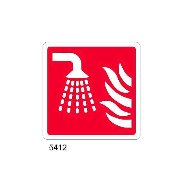 Cartello Estintore, Fotoluminescente, Plastica, ISO 7010 - Foto 4