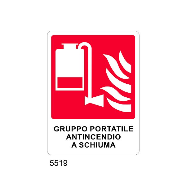 Gruppo Portatile Antincendio a schiuma Tuttosegnaletica