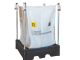 Porta Big Bag con vasca di raccolta per sacconi da 1000 L