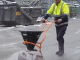 Carrello spargisale professionale 50 LT con attivatore anti-grumi