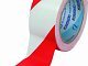 Nastro Segnaletico in pvc adesivo Rosso /Bianco h. mm 50 x mt. 33