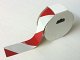 Nastro Segnaletico Ad. Rif. Cl.1 Bianco/Rosso h. mm 50 x mt. 22.50