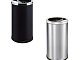 cestino-con-posacenere-silver-e-nero