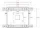 Supporto monitor universale da 32''a 56''