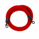 cordone velluto rosso nero