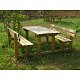 Gruppo tavolo e 2 panche per pic-nic di grande robustezza