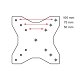 Supporto monitor universale 22''